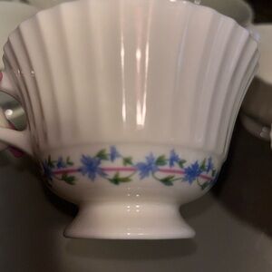 Lenox White and Blue Floral Teacup